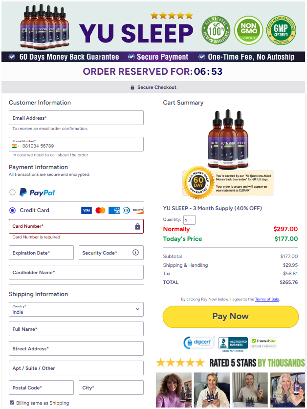 YuSleep order